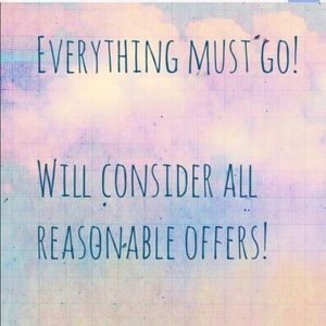 ⚠️EVERYTHING MUST GO⚠️